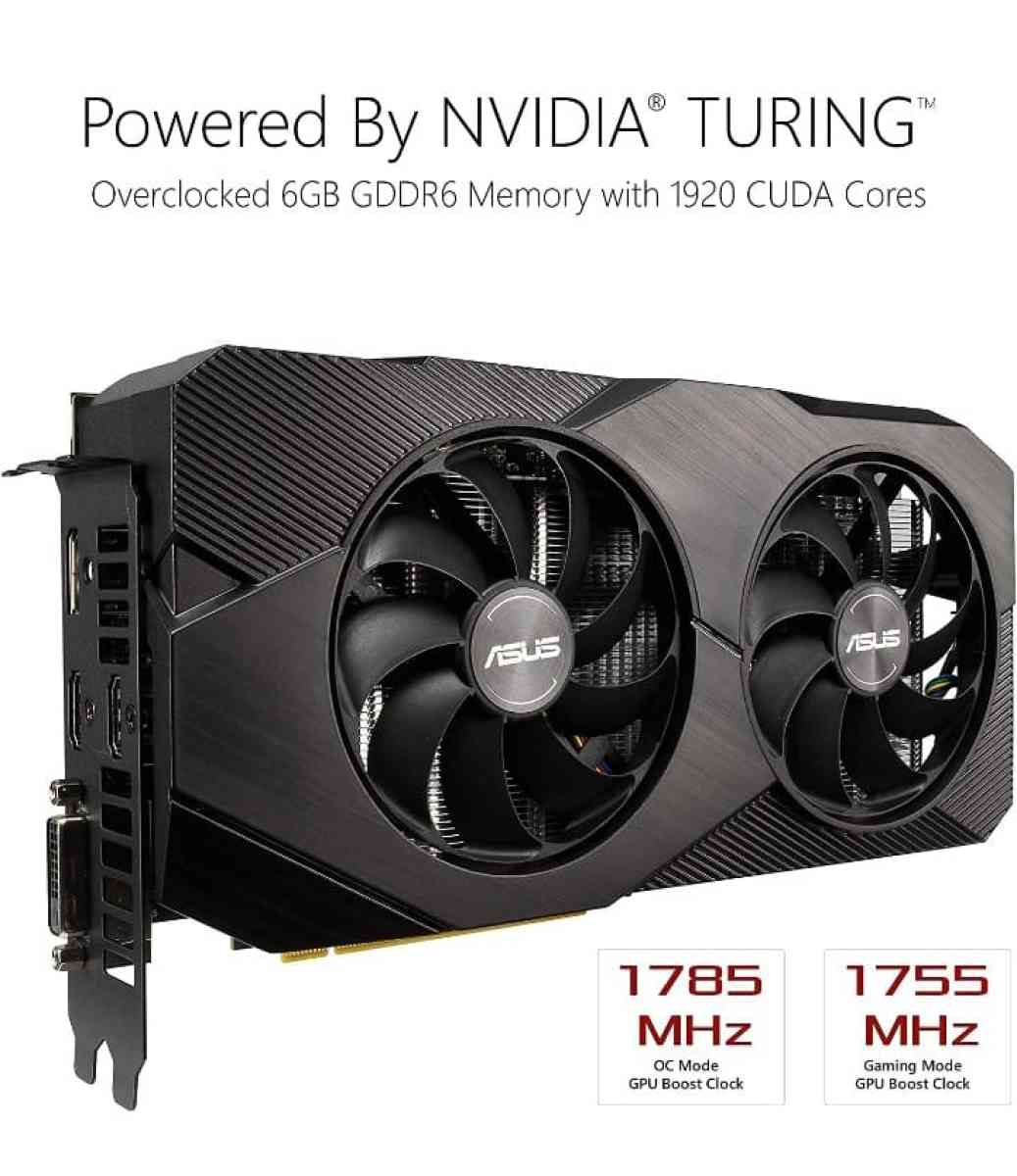ASUS GeForce RTX 2060 6G GDDR6 DualFan EVO VR Graphics Card - Altamonte Springs, Florida - FleaMarketBay