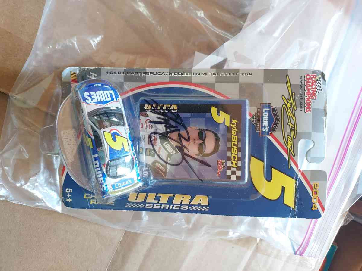 Autographed KYLE BUSCH toy car unopened - Albuquerque, New Mexico - FleaMarketBay