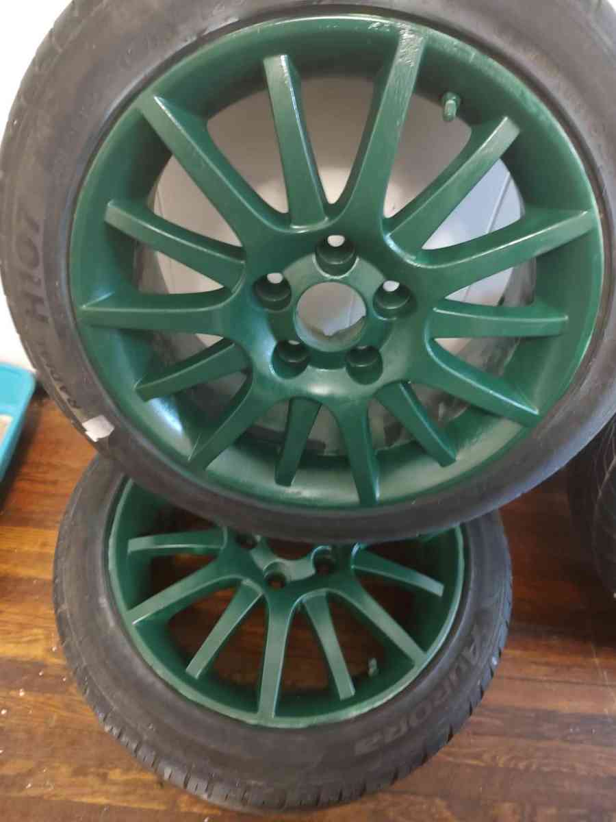 five lug 16 in low profile tires and rims - Hagerstown, Maryland - FleaMarketBay