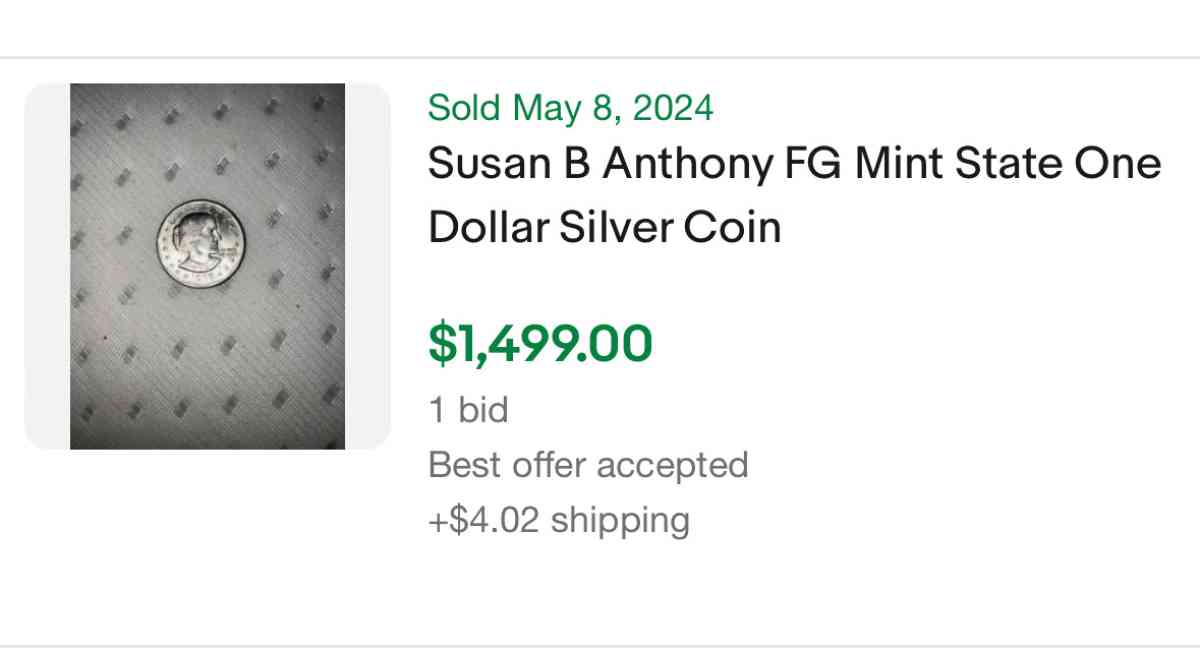 1979 copper dollar coin - Champlin, Minnesota - FleaMarketBay