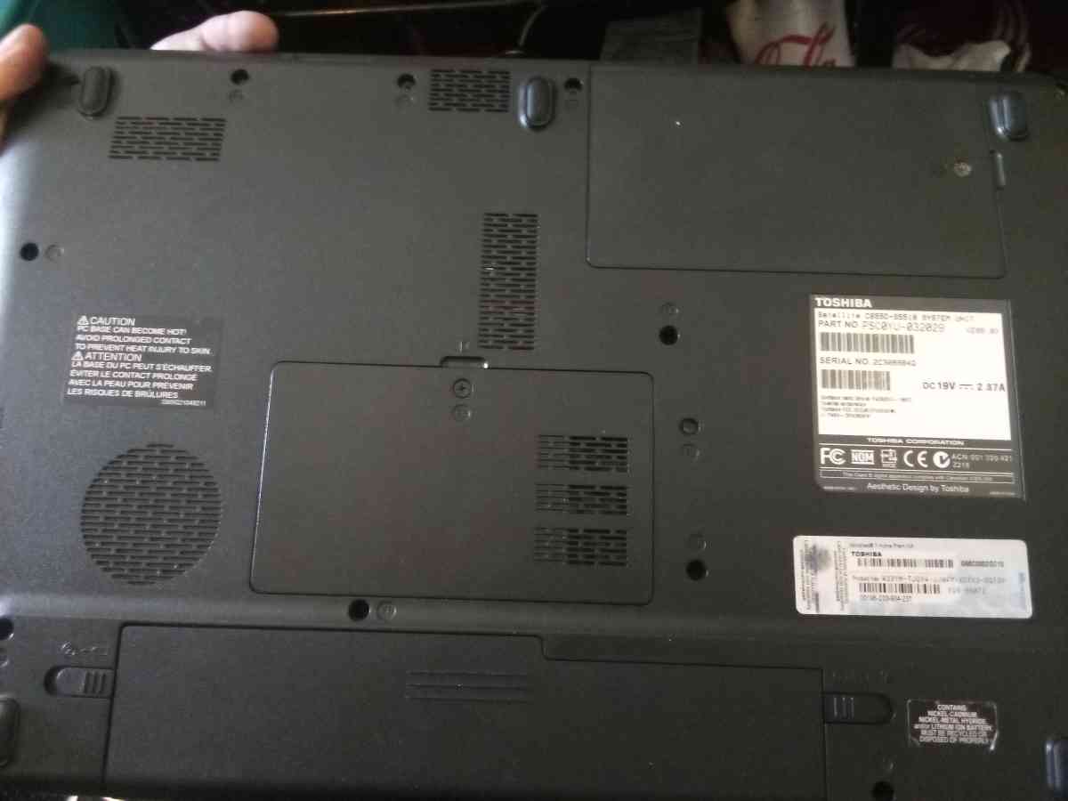 Toshiba Satellite Windows 7 laptop computer - San Antonio, Texas - FleaMarketBay