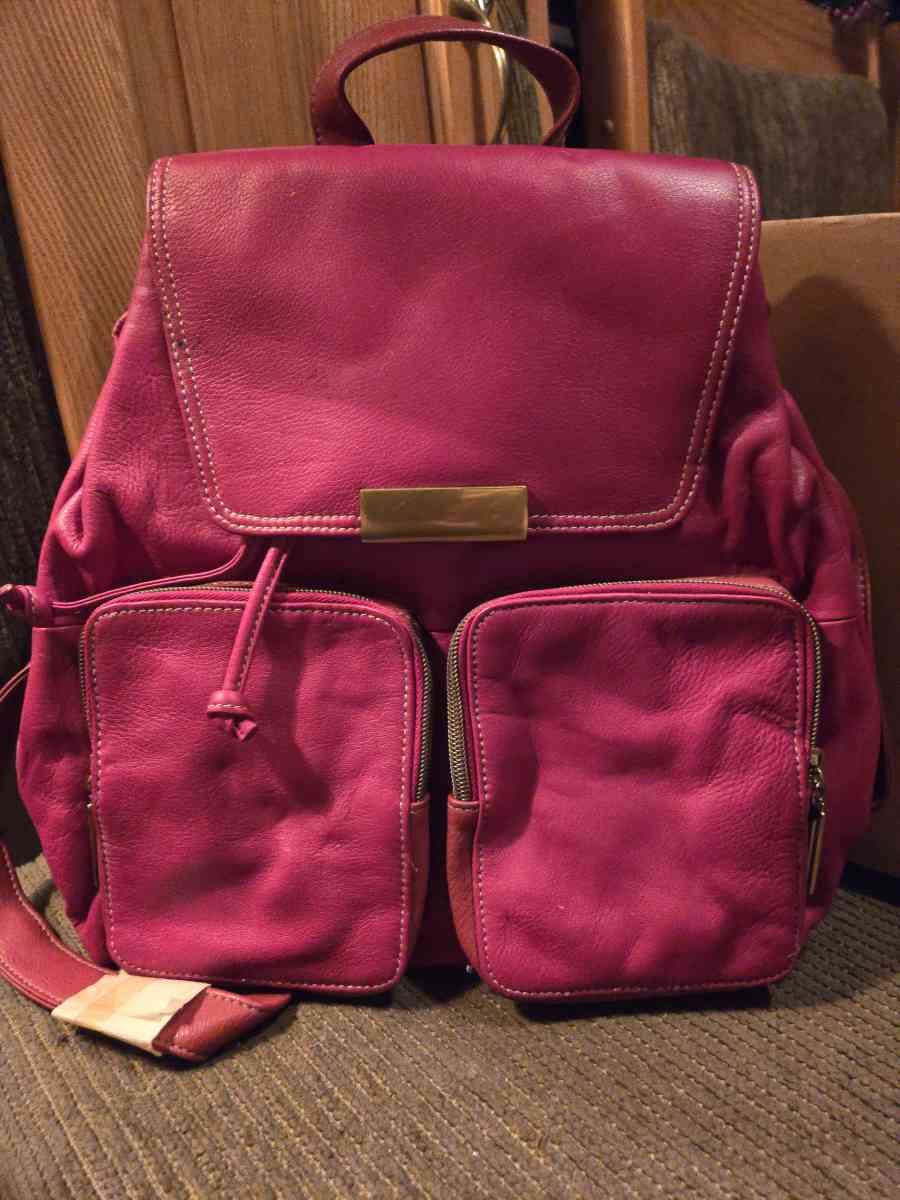 Genuine Leather Backpack Purse - Houston, Texas - FleaMarketBay
