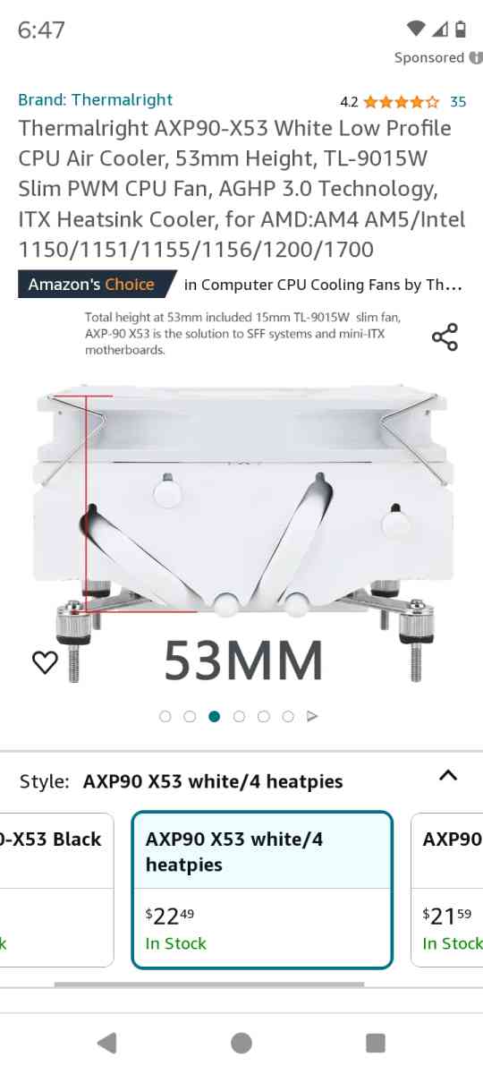 classic low profile CPU cooler - Orlando, Florida - FleaMarketBay