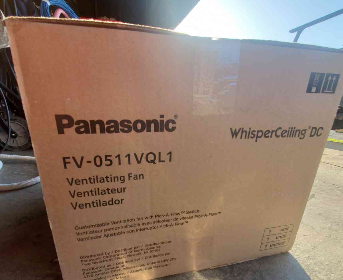 Panasonic bathroom Ventilating fan new