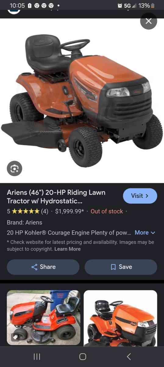 lawnmower - Middleburg, Florida - FleaMarketBay