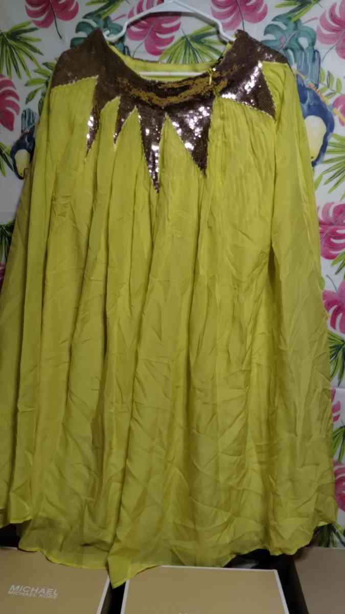 Cynthia Rowley yellow sequin Starburst skirt - Poplarville, Mississippi