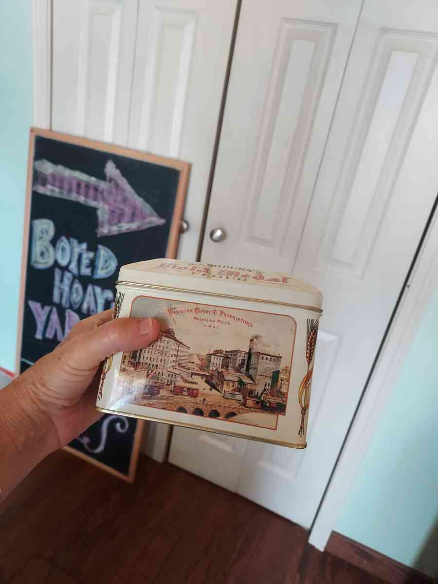 Washburn tin with ORIGINAL RECIPES  extra blank cards of old - Albuquerque, New Mexico - FleaMarketBay