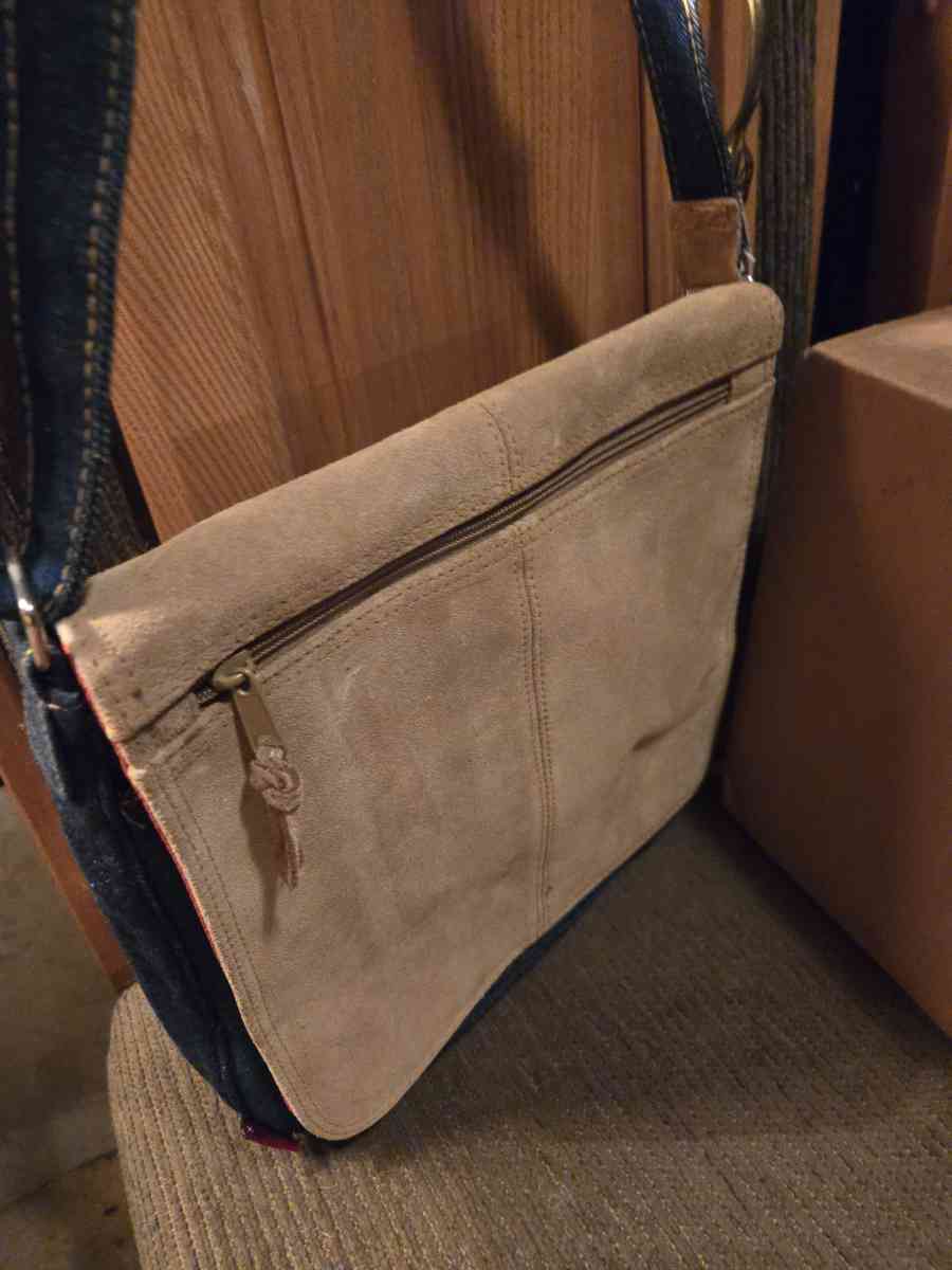 Suede Crossbody Bag - Houston, Texas - FleaMarketBay