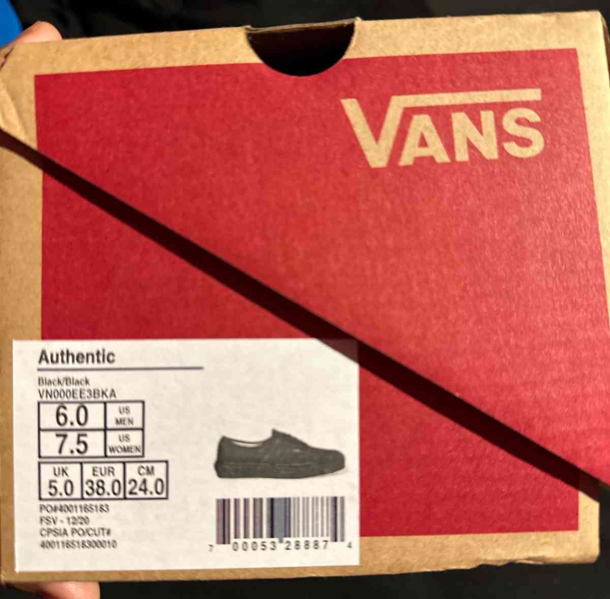 Vans Authentic Canvas Skate Shoes - Norfolk, Virginia - FleaMarketBay