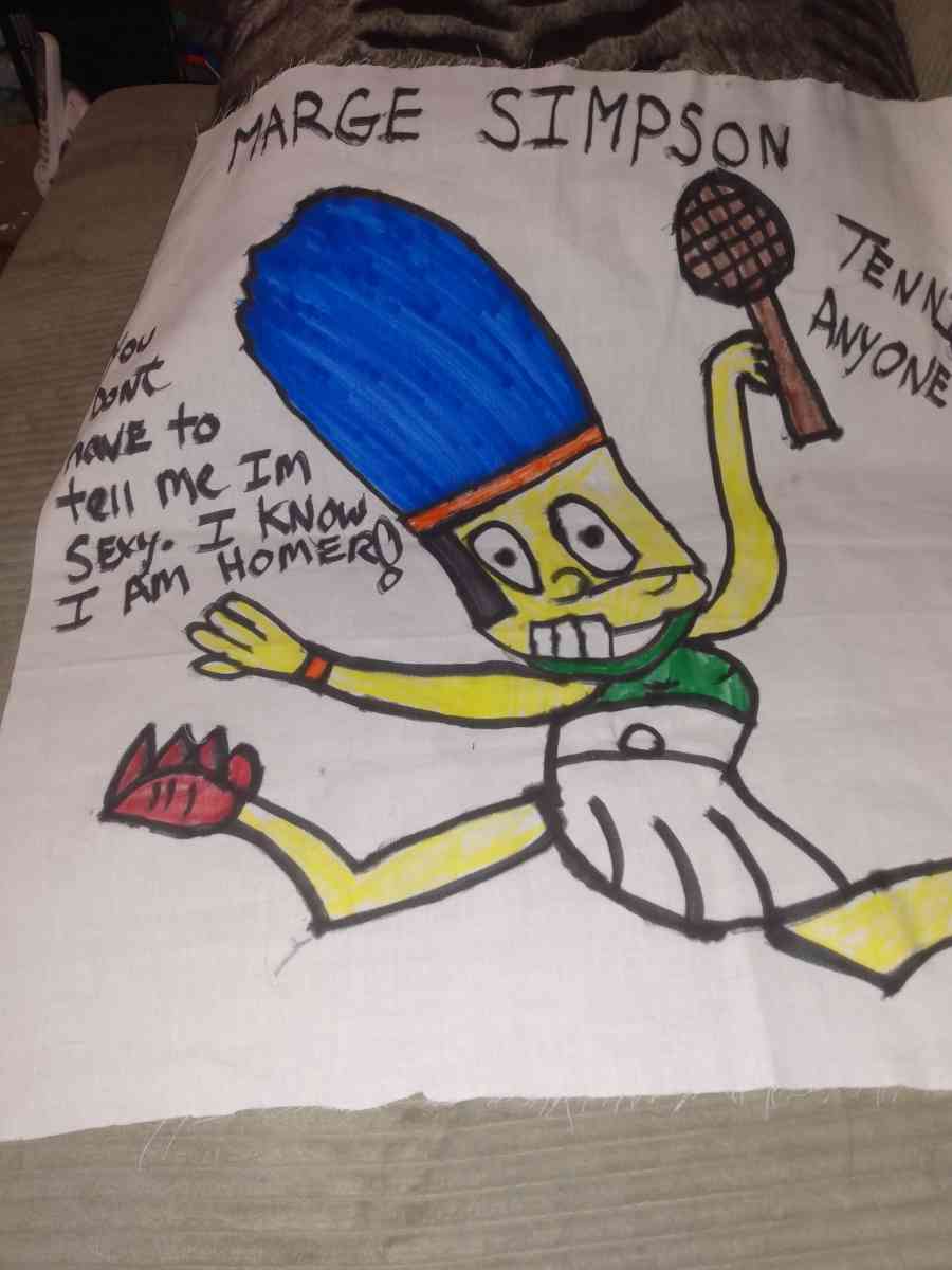 Marge Simpson and dinosaur - Saint Louis, Missouri