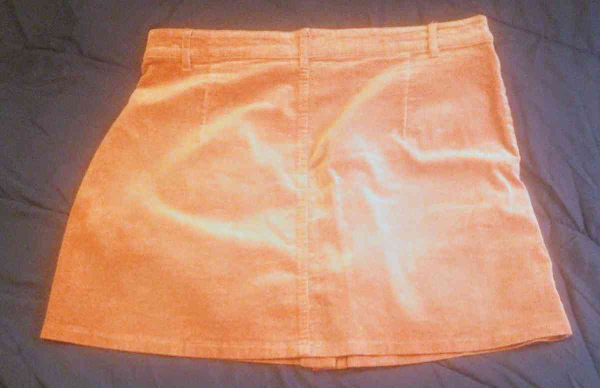 Im brown corduroy skirt button down the front size extra - Afton, Tennessee - FleaMarketBay