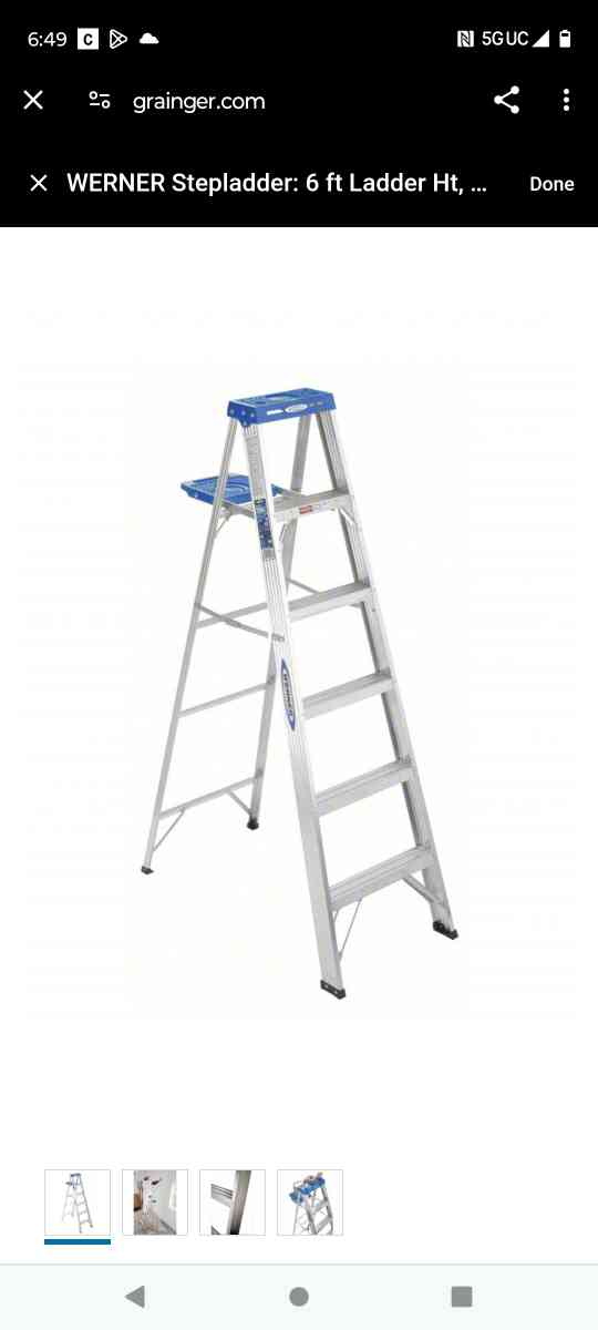 Werner 6ft ladder - San Antonio, Texas - FleaMarketBay