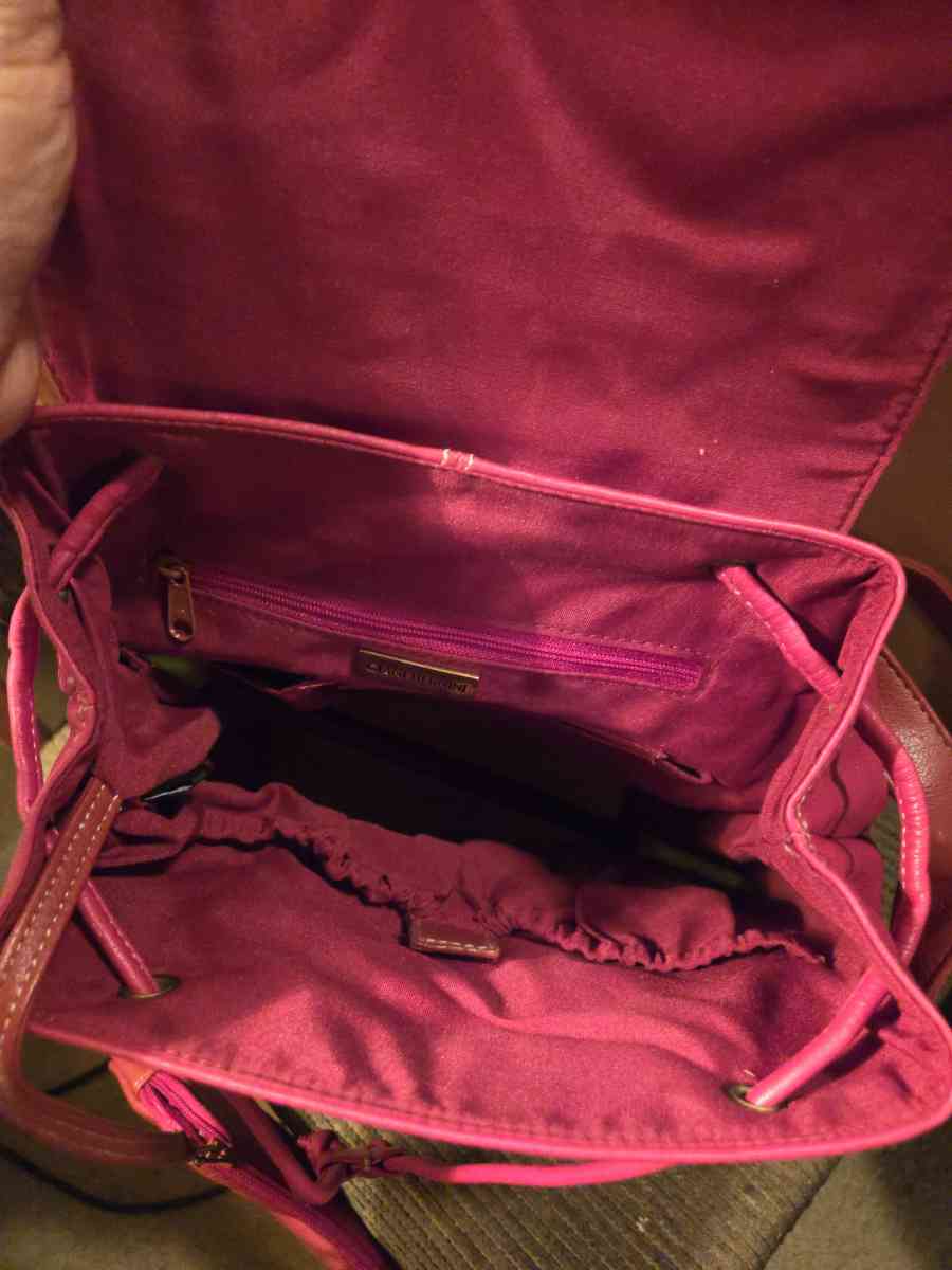 Genuine Leather Backpack Purse - Houston, Texas - FleaMarketBay