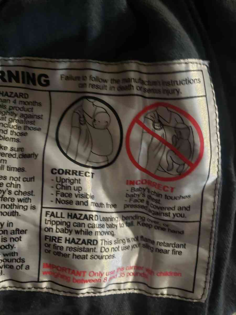 baby carrier - Fort Wayne, Indiana - FleaMarketBay