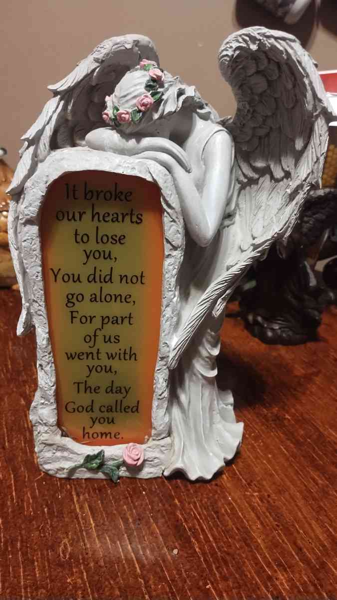 praying Angel on a stone - Abilene, Texas