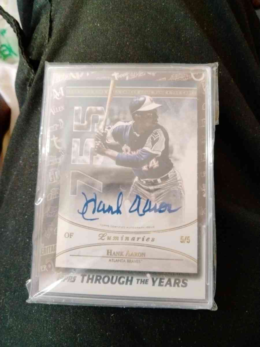 HANK AARON - Philadelphia, Pennsylvania