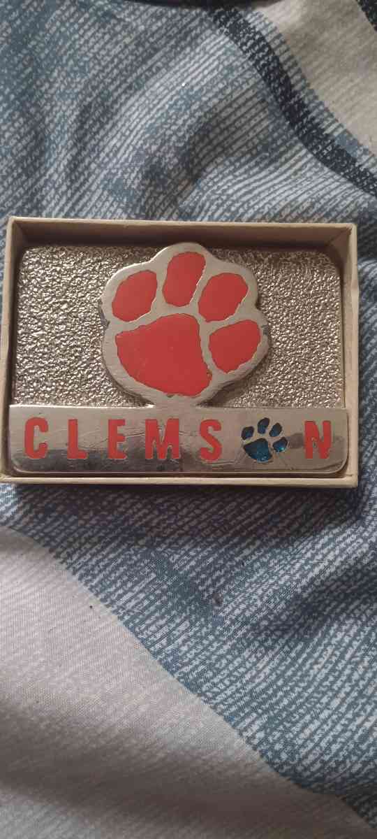 Clemson belt buckle - North Charleston, South Carolina