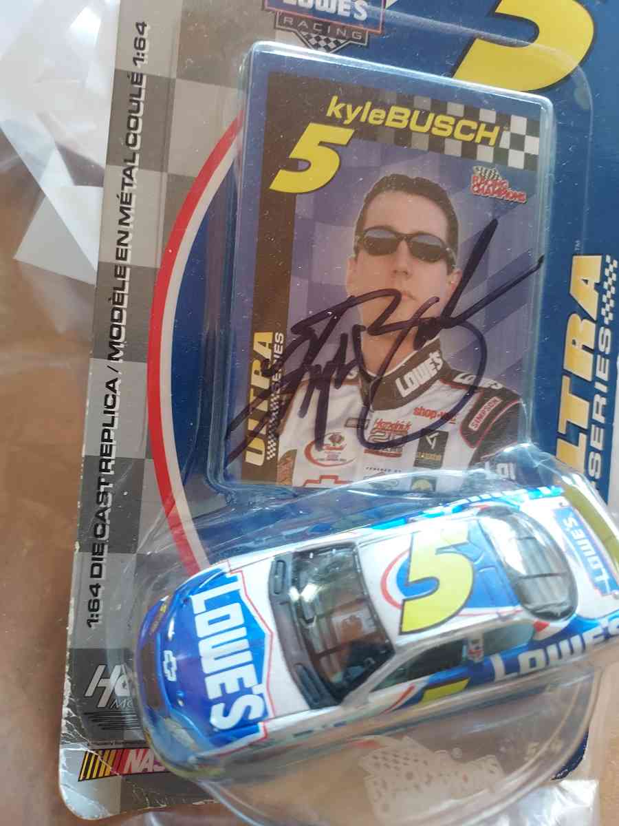 Autographed KYLE BUSCH toy car unopened - Albuquerque, New Mexico - FleaMarketBay
