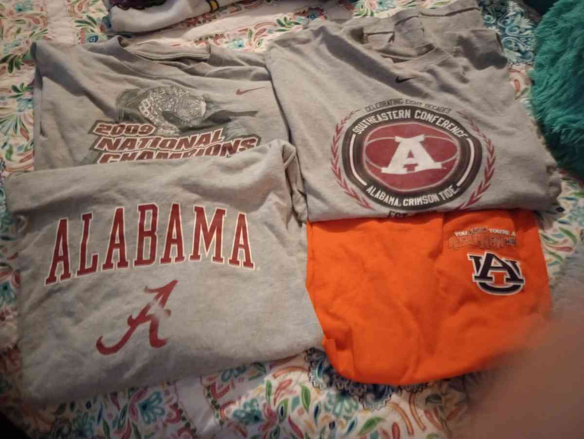 4 Alabama shirts - Griffin, Georgia - FleaMarketBay