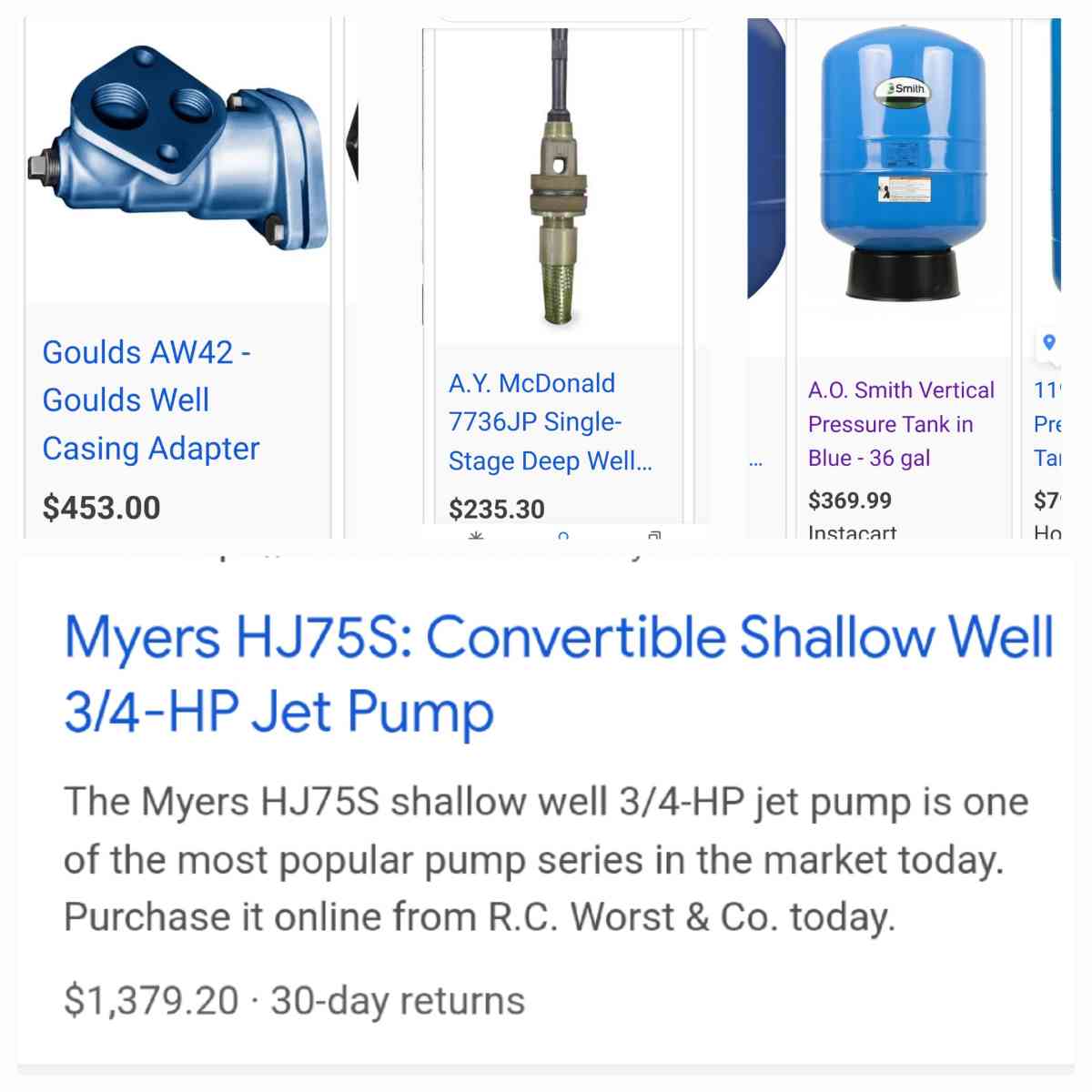 Myers ejecto convertible jet pump - Middleburg, Florida - FleaMarketBay