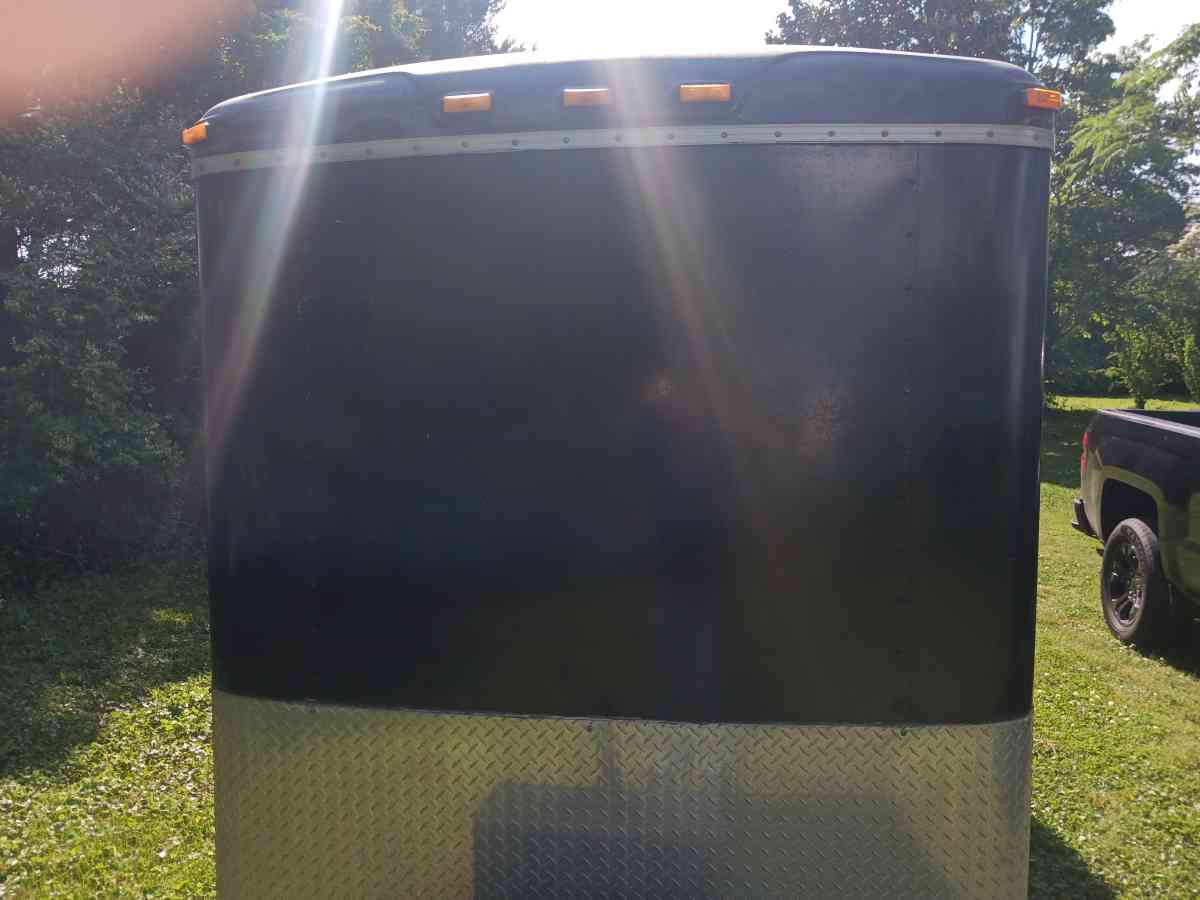 motorcycle trailer with 4 tracks in the floor spare tire - Maysville, North Carolina - FleaMarketBay