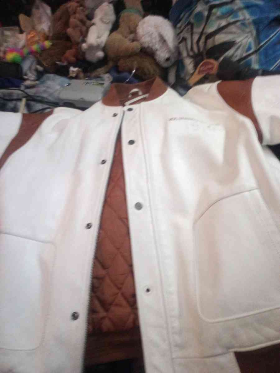 white men Leather jacket used - Vancouver, Washington