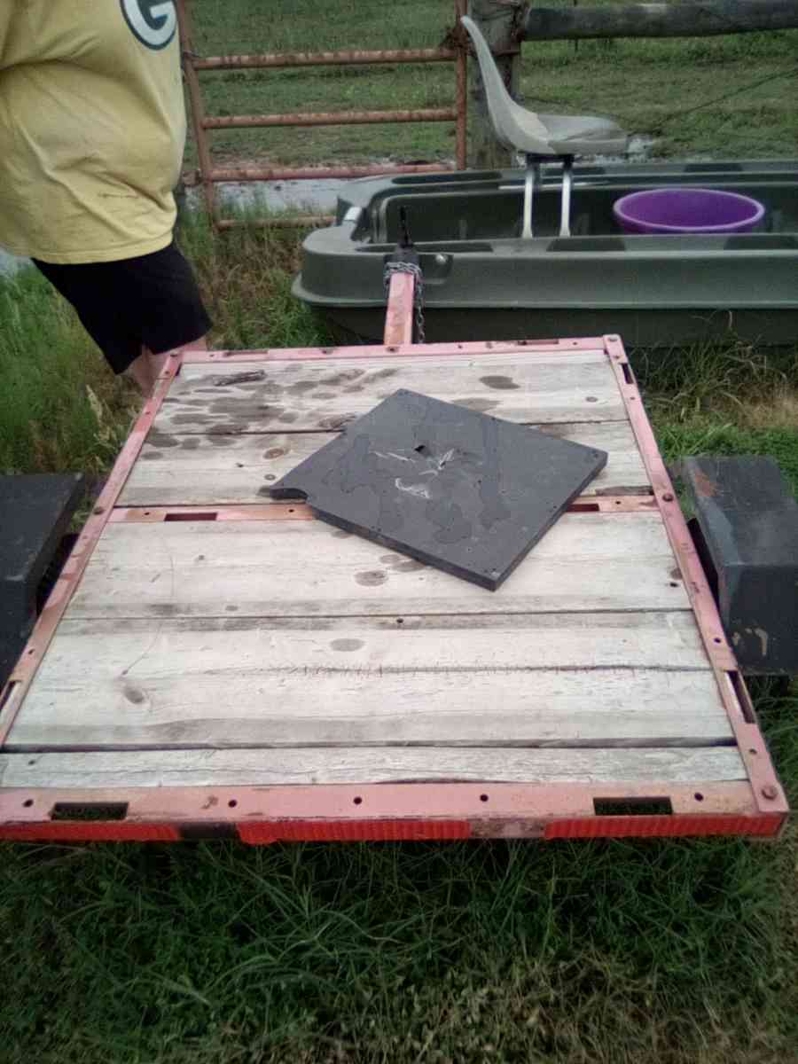 little utility trailer I bought this at atwoods - Spiro, Oklahoma