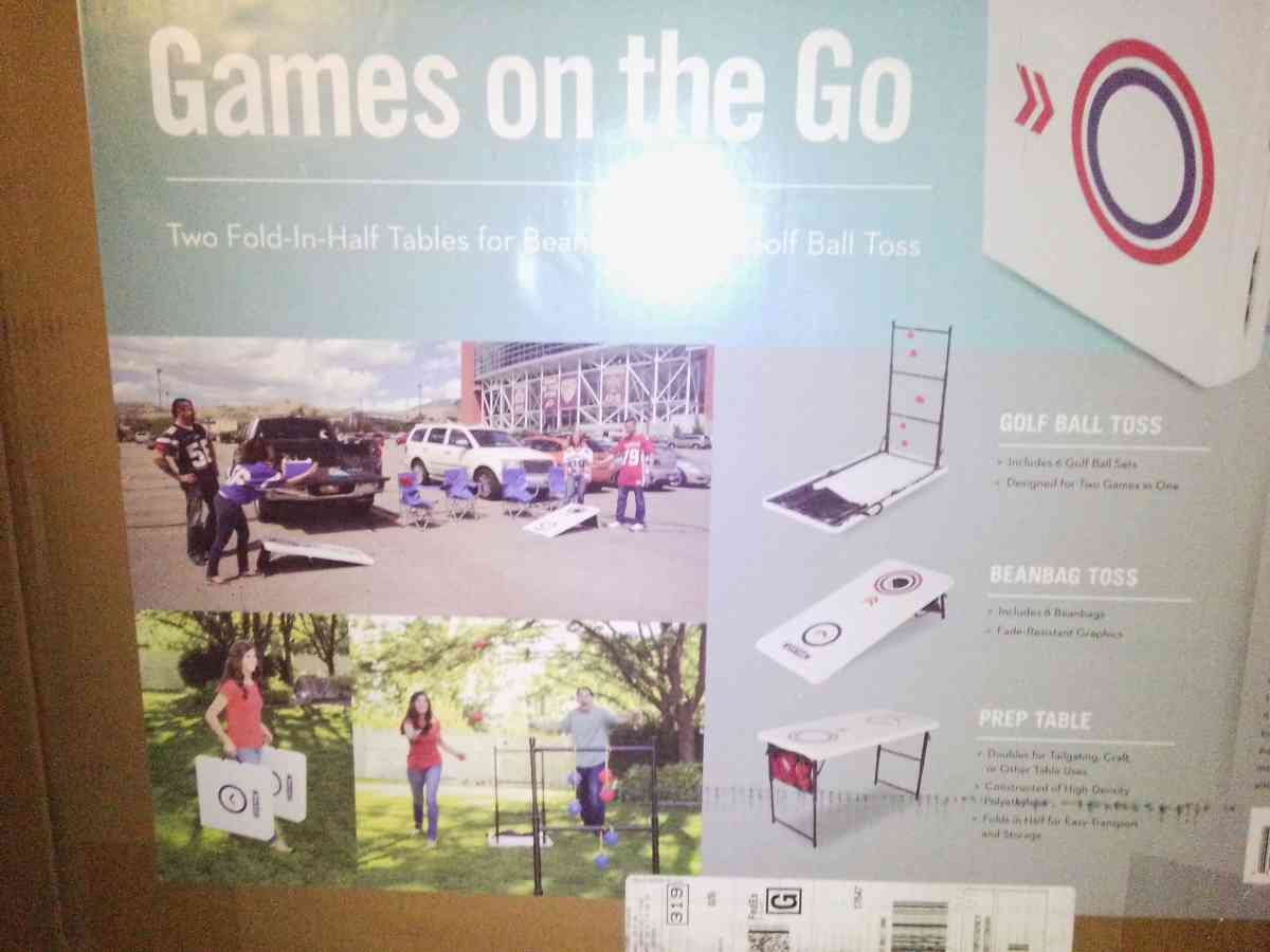 bran new corn hole golf laterall bean bag toss its metal - Marietta, Pennsylvania - FleaMarketBay