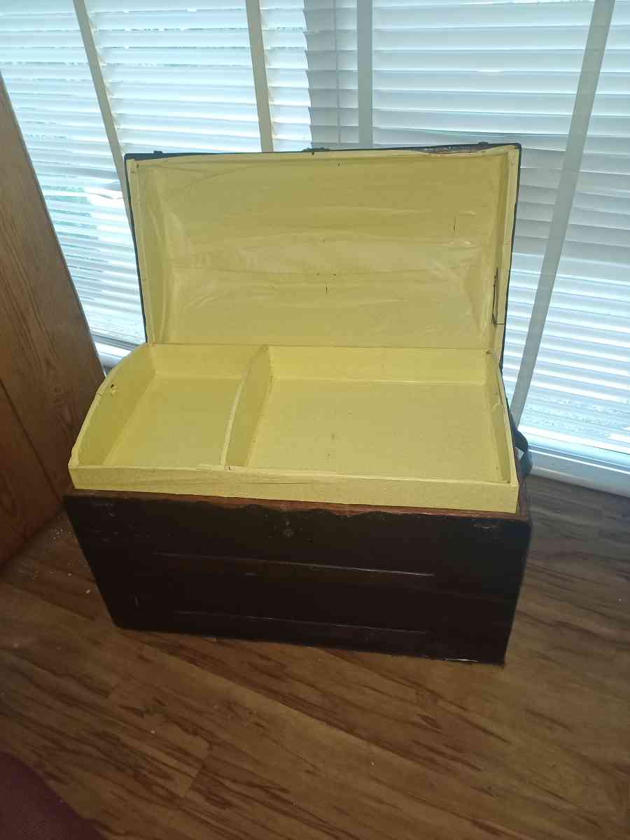 19th Century Camelback Steamer Trunk - Pineville, Louisiana - FleaMarketBay