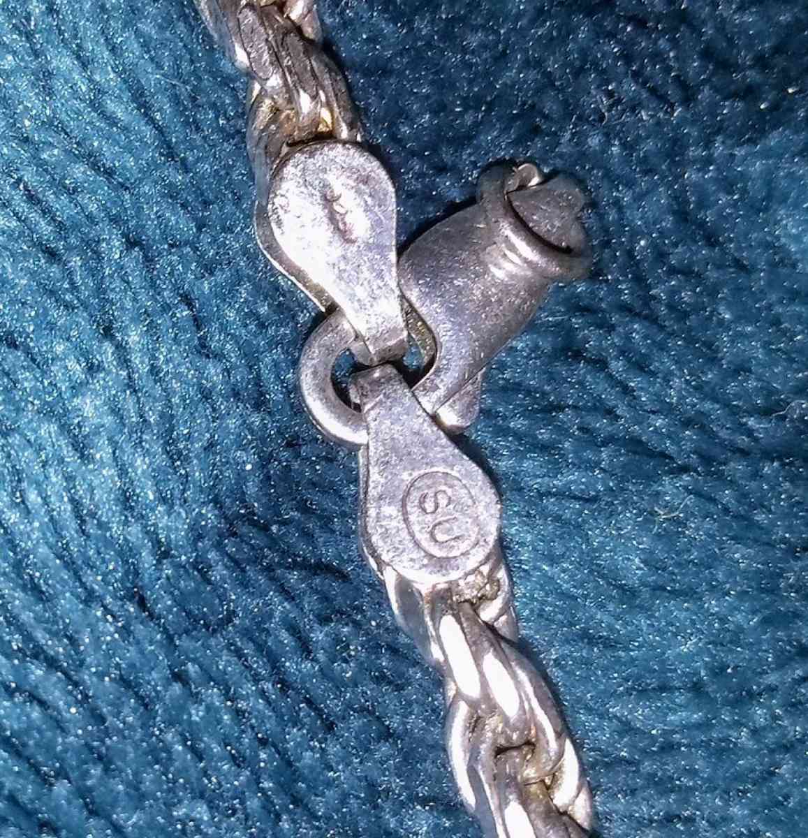 sterling silver bracelet 925made in Italy says in stamp on c - Alicia, Arkansas - FleaMarketBay