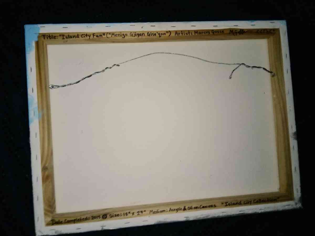 oil acrylic painting by world famous Marcus Gosse - Marianna, Florida - FleaMarketBay