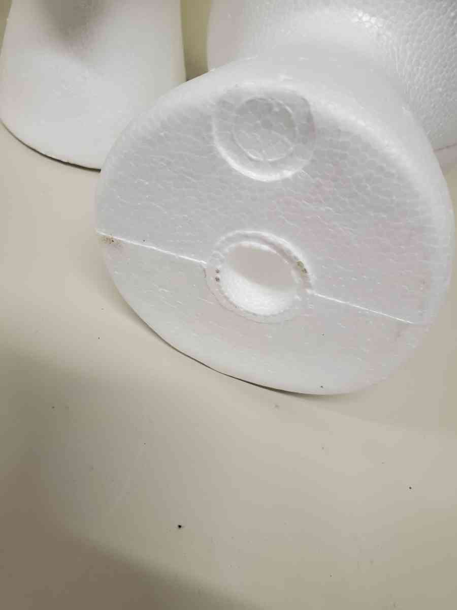 Mannequin Heads  3 Pack  Styrofoam Boutique RRR Apparel - Rock Island, Tennessee - FleaMarketBay