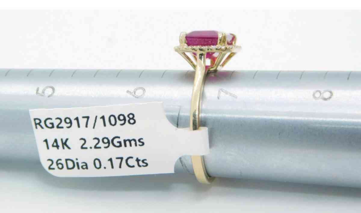 14k Gold Rudy  and diamonds   ring - Antioch, Tennessee - FleaMarketBay