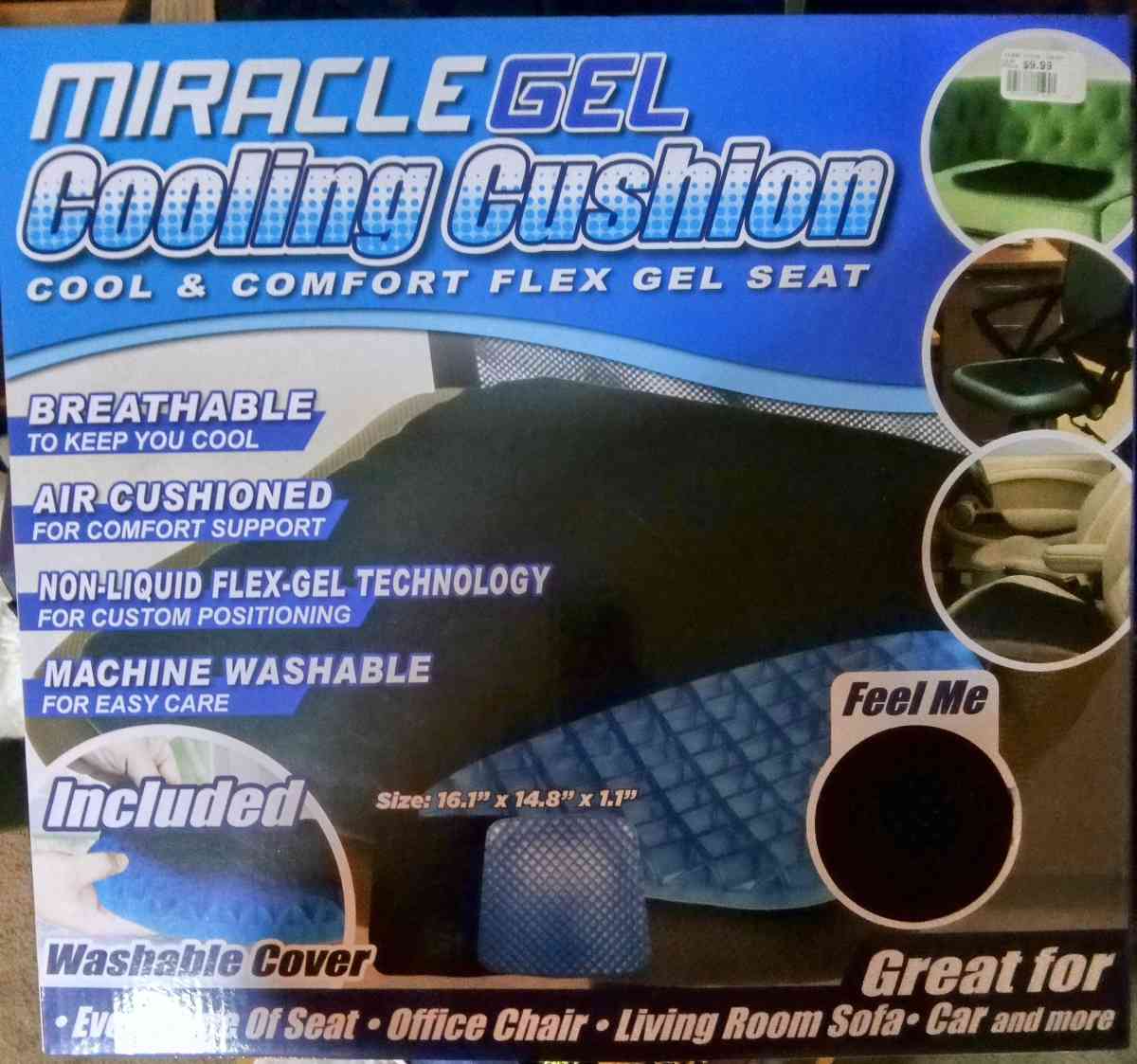 miracle gel cooling cushion - Cave City, Arkansas - FleaMarketBay