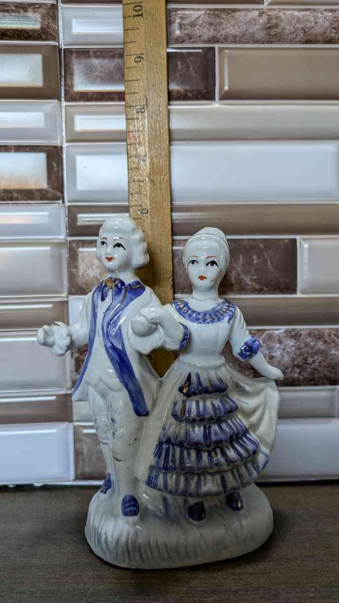 Slovak Ceramic Figurine Man And Woman In Traditional Dress W - Phoenix, Arizona - FleaMarketBay