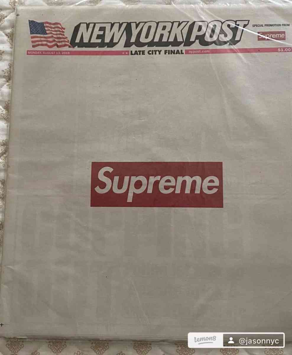 Supreme newspaper - Middle Village, New York - FleaMarketBay