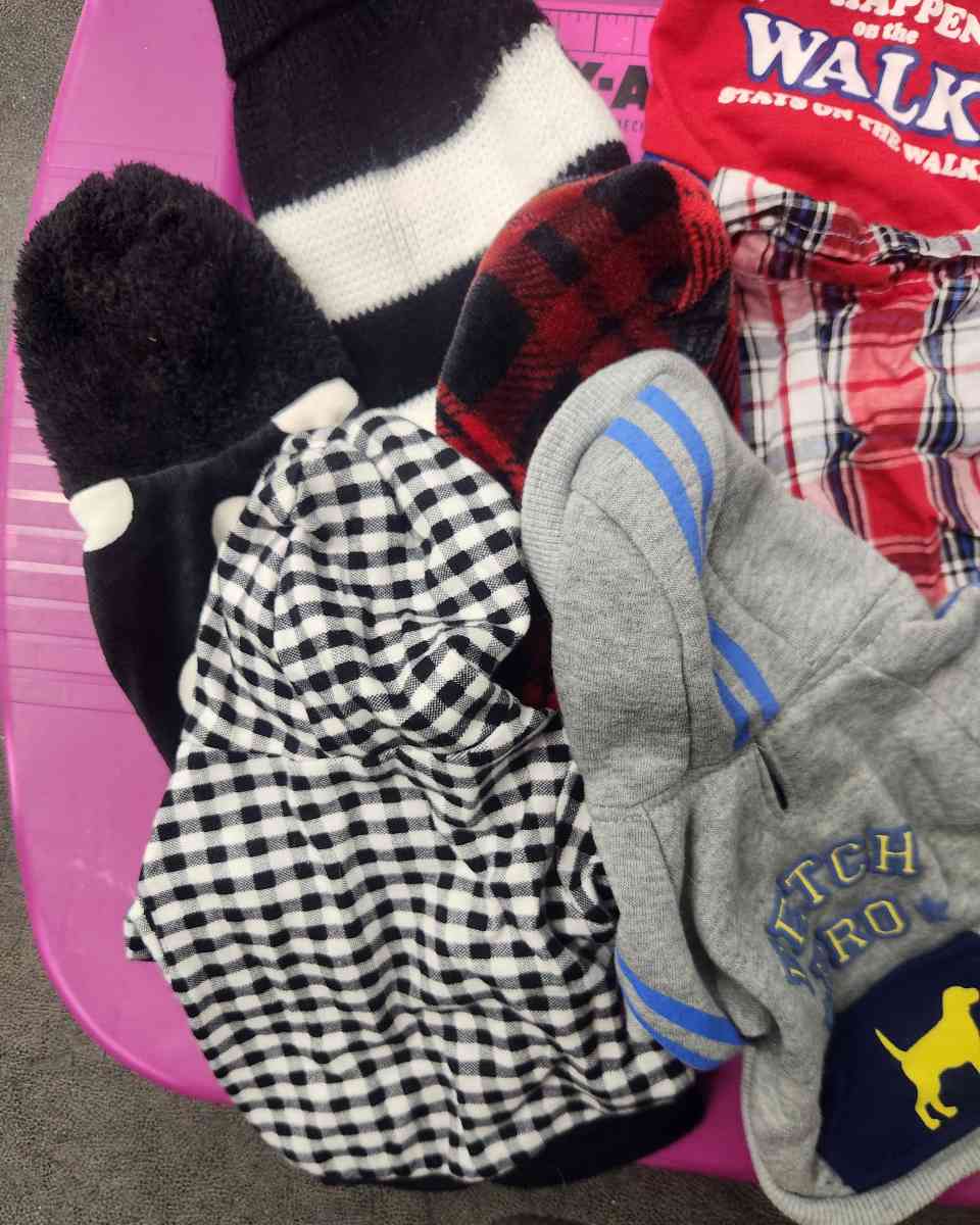 Pet Dog Lot of 10 Outfits Lightly Worn Like New SZs XS to S - Kenner, Louisiana - FleaMarketBay