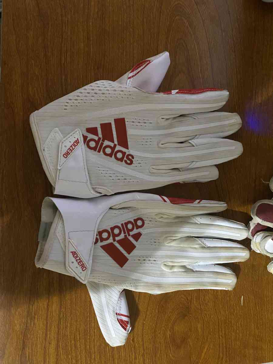 XL game worn Nebraska gloves - Zebulon, North Carolina