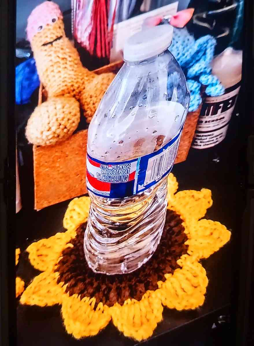 Sunflower Crochet Coasters - Amityville, New York