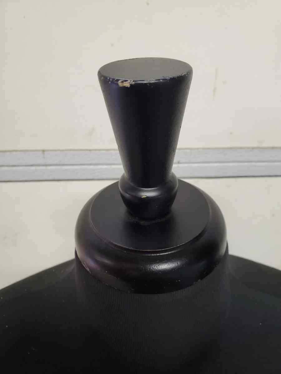 Mens Black Mannequin  Suit Form W Neck Block  RRR Apparel - Rock Island, Tennessee - FleaMarketBay