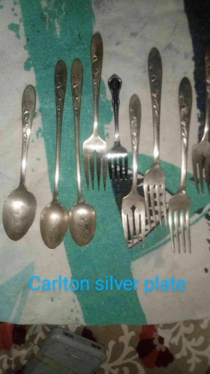 noritake china dishes with ailer plated spoons and forks - Kaplan, Louisiana