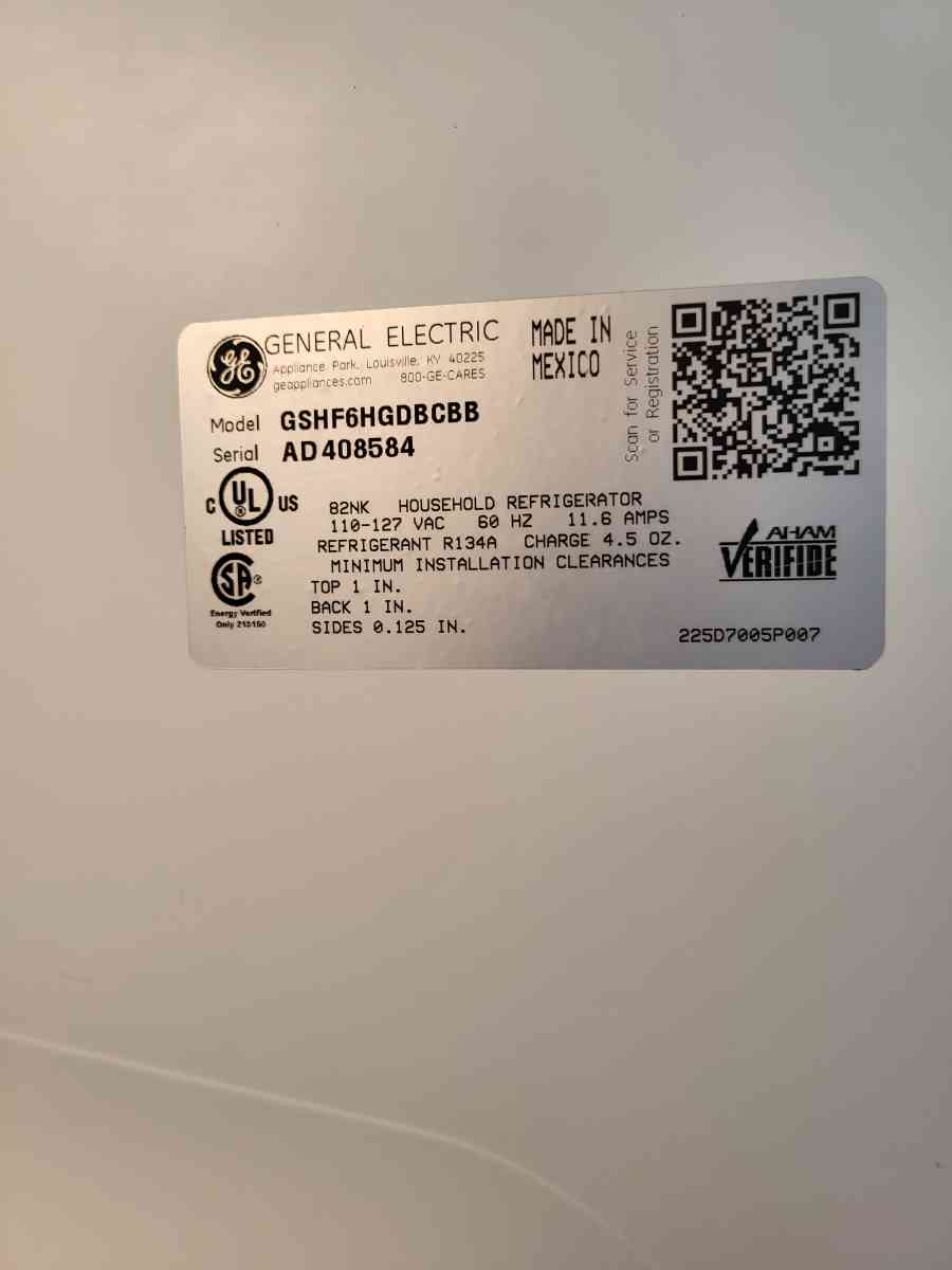 side by side  refrigerator - Houston, Texas - FleaMarketBay