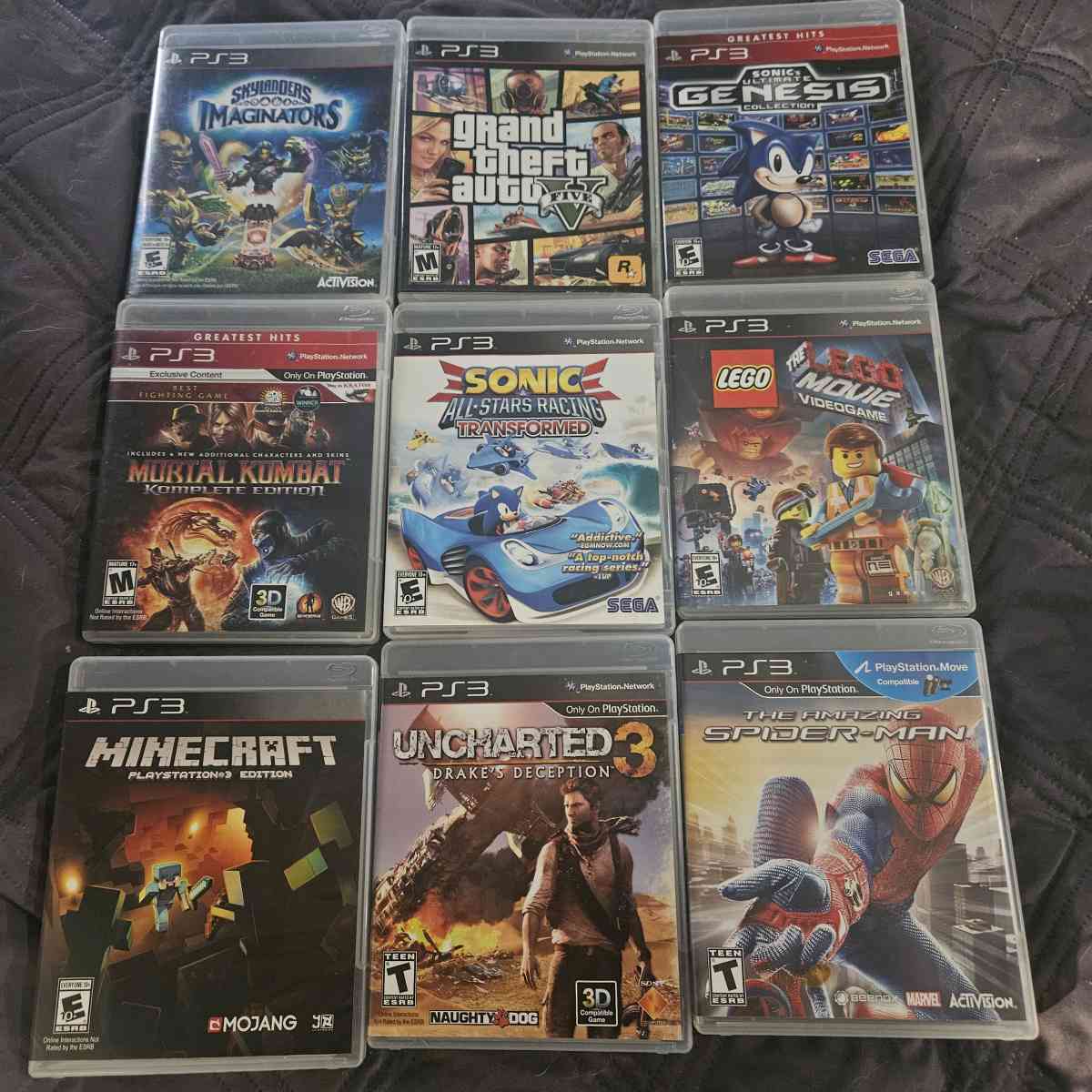 PS3 w 27 games 2 controllers  other accessories - Carrollton, Georgia - FleaMarketBay