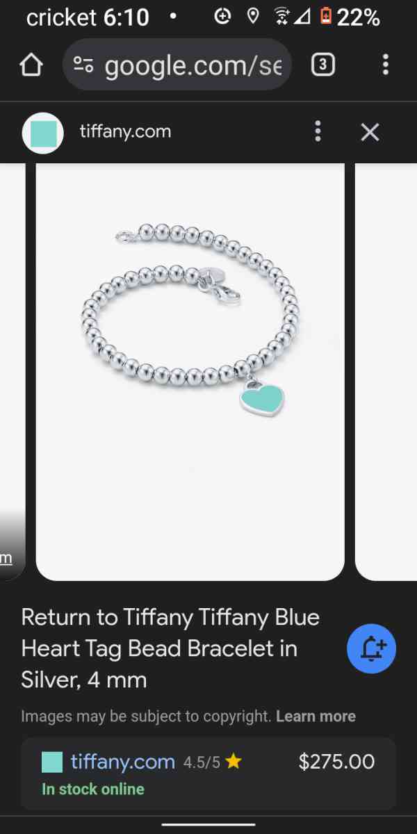 Authentic Tiffany and CO bracelet - Yantis, Texas - FleaMarketBay
