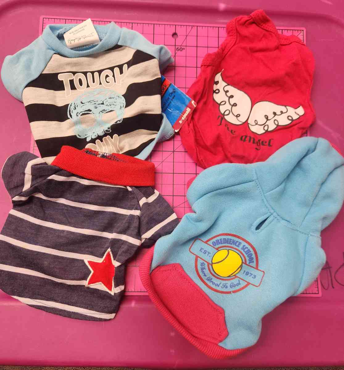 Pet Dog Lot of 5 OutfitsHat Sz XS to S