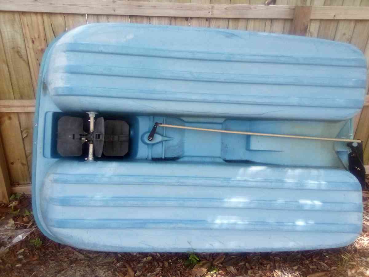 Two person foot peddle boat