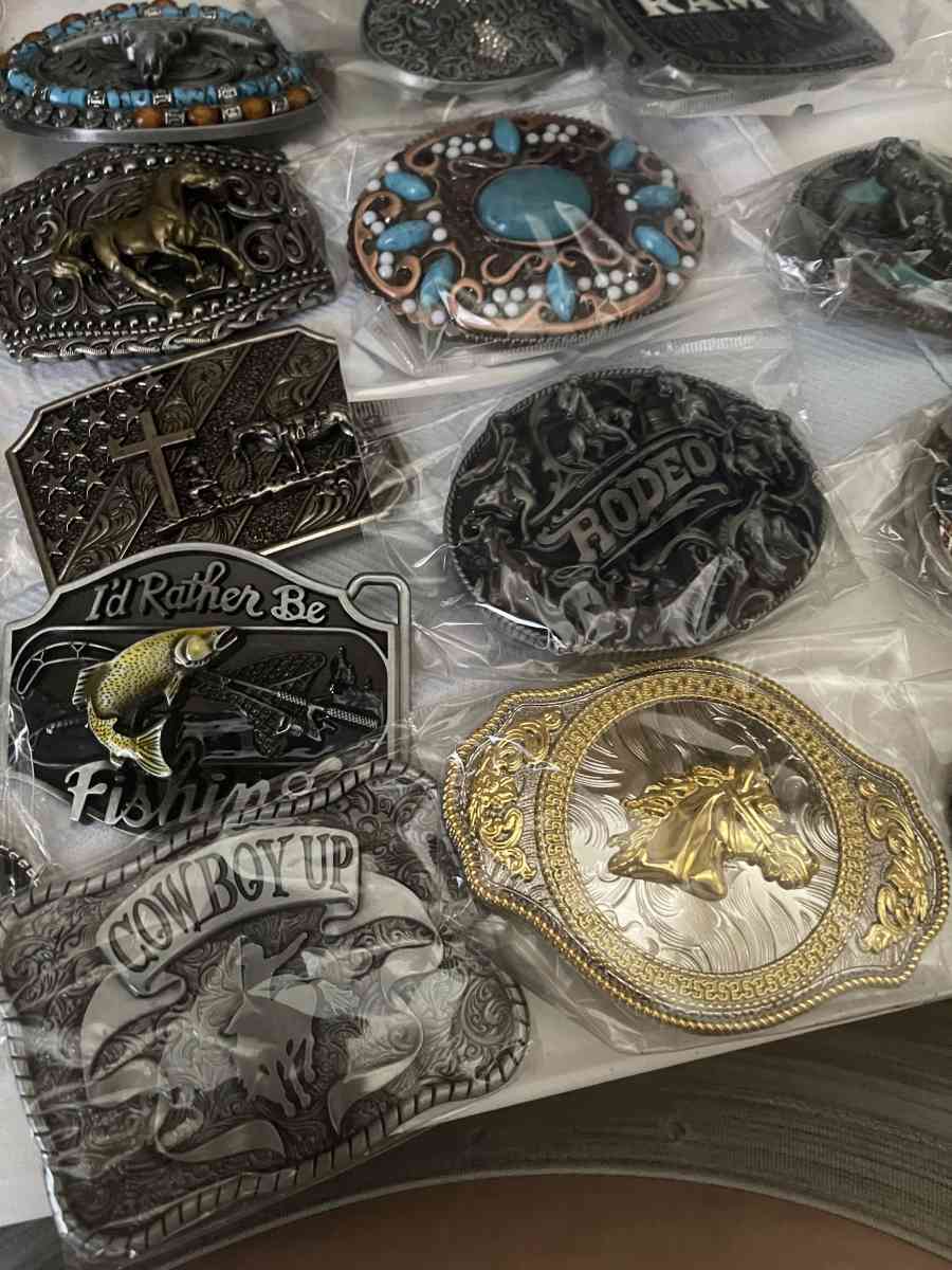 belt buckles handmade jewelry table center piece and more - Yuba City, California - FleaMarketBay