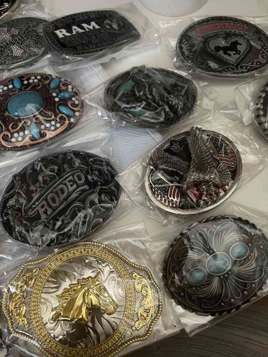 belt buckles handmade jewelry table center piece and more - Yuba City, California - FleaMarketBay