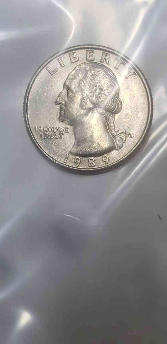 1989 quarter dollar - Lithonia, Georgia