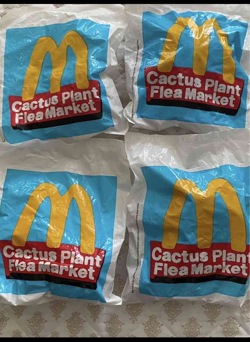 McDonalds Cactus plant flea market happy meal toys - Maspeth, New York - FleaMarketBay